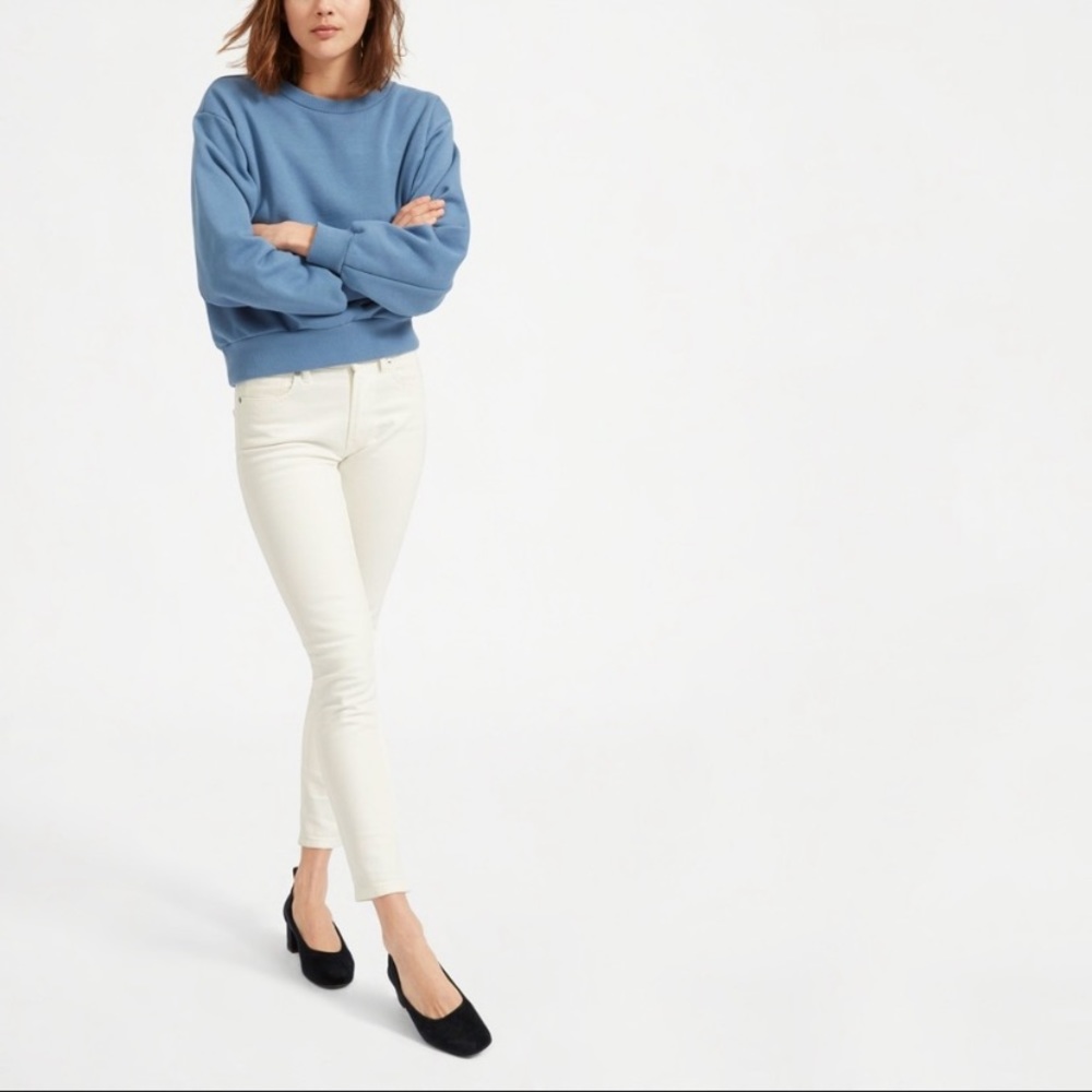 Everlane 25 regular mid rise skinny jean size in bone